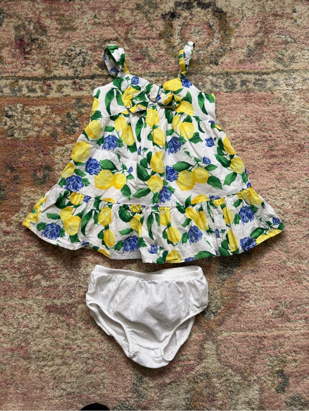 Janie and Jack lemon dress